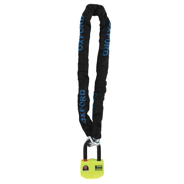 Oxford BIG Boss Alarm Lock & Chain 12mm x 1.2m
