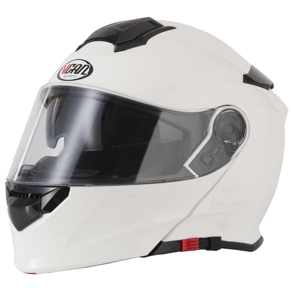 Vcan H272 Gloss White Helmet
