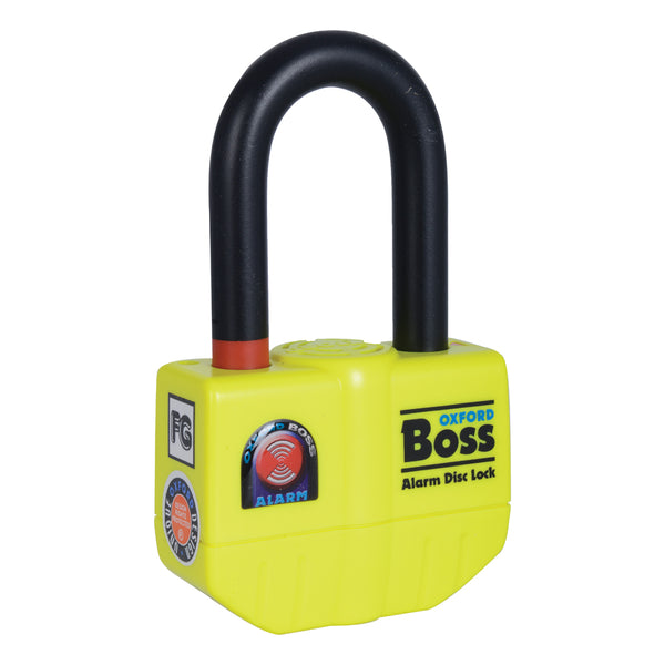Oxford Boss Alarm disc lock- 14mm Yellow