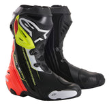 Alpinestars Supertech R Boot Black Red & Yellow Fluo-NW4 Motorcycles-NW4 Motorcycles-Scooter-Shop-London