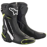 Alpinestars SMX Plus v2 Boots Black White & Yellow Fluo-NW4 Motorcycles-NW4 Motorcycles-Scooter-Shop-London