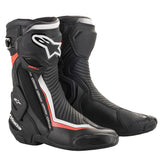 Alpinestars SMX Plus v2 Boots Black White & Red Fluo-NW4 Motorcycles-NW4 Motorcycles-Scooter-Shop-London