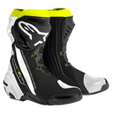 Alpinestars Supertech R Boot Black White Fluo-NW4 Motorcycles-NW4 Motorcycles-Scooter-Shop-London