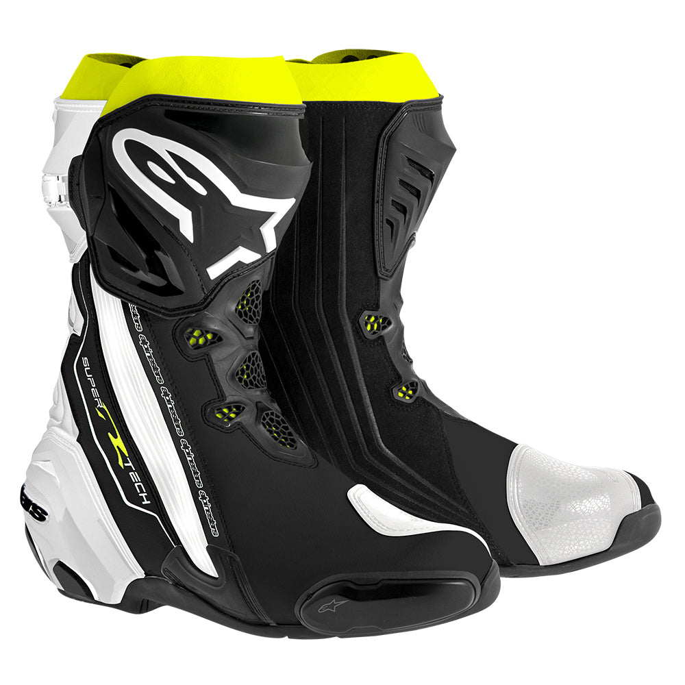 Alpinestars SMX Plus Boot Black White & Fluo – NW4 Motorcycles