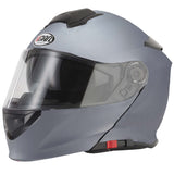 Vcan V271 Matt Titanium Helmet-NW4 Motorcycles-NW4 Motorcycles-Scooter-Shop-London